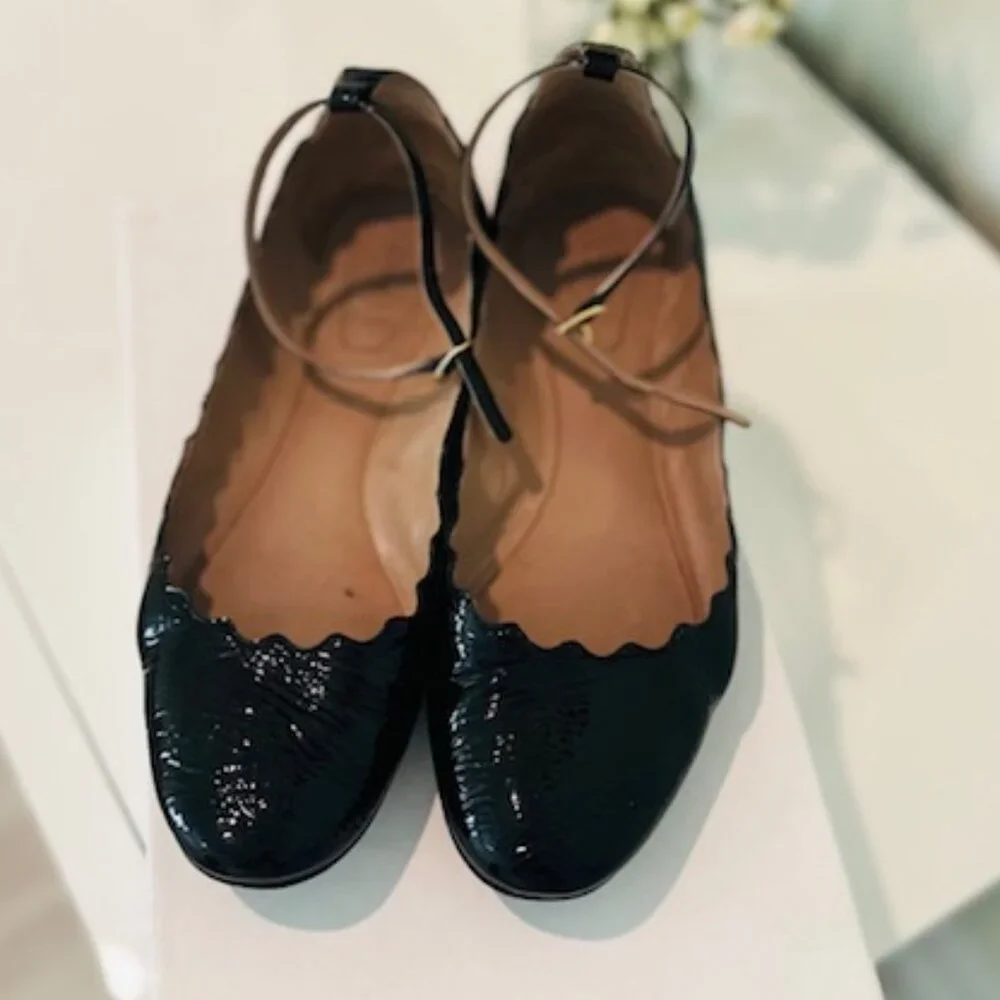 'Laurent' Ankle Strap Flat By Chloé - Picture 1 of 6